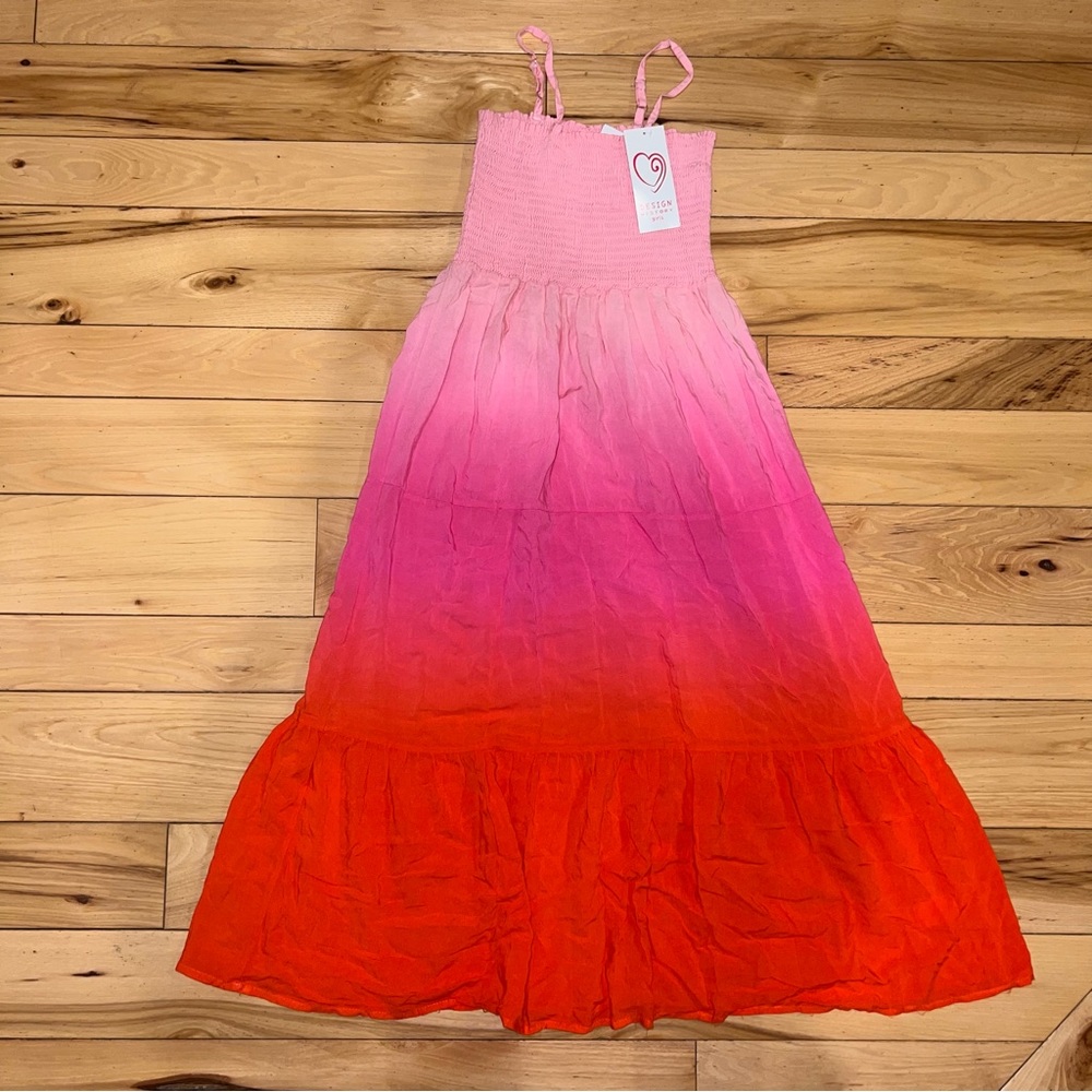 Smocked ombre Maxi Dress